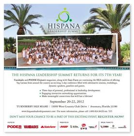 Hispana Leadership Summit Sept. 20-22 at Turnberry Isle in Miami