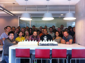Sysomos team celebrates milestone of 100 billion indexed posts
