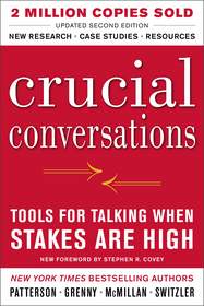 The New York Times best-seller 'Crucial Conversations.'
