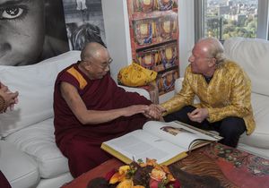 Bobby Sager and Dalai Lama -- Beyond the Robe book