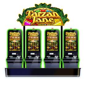 Aristocrat's award-winning Tarzan(R) Lord of the Jungle(TM) slot game is a favorite game of players across North America, and now Tarzan & Jane Forbidden Temple(TM), the newest game in the Tarzan franchise, is making its official Las Vegas debut at nine Station Casinos' properties today.