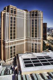 solar, thermal, solar panels, The Palazzo, Las Vegas, sustainability, Las Vegas Sands