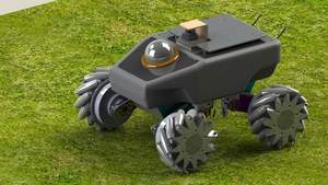AGV, autonomous ground vehicle, independent suspension, laser depth, SummitXL, omni-directional