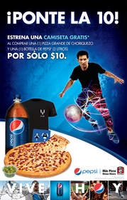 Ponte la Diez - The Pizza Patron campaign featuring Messi