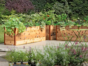holiday gifts, comfort and value, gardening gifts, elevated raised beds, raised beds