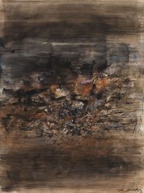 Zao Wou-Ki
Untitled. Watercolor and India ink
Estimated price: EUR 30,000-40,000

