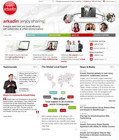 Arkadin Wins Gold Marcom for Website Design