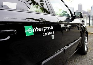 An Enterprise CarShare vehicle
