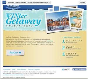 Wyndham Vacation Rentals WINter Getaway Sweepstakes