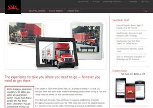 Saia, Inc. has launched a new corporate website.