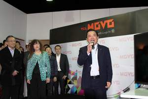 TCL Movo with Google TV 3.0 joint launch, Mr. Li Dongsheng and Ms. Weili Dai present