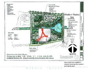 Harbor Shores' site development plan of New Products Corporation property