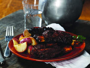 Beef Rack of Ribs & Country Barbecue Potatoes