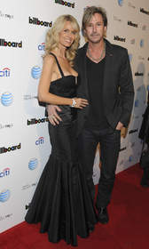 Recording artist Charlie Colin and his wife attend Citi And AT&T Present The Billboard After Party at The London Hotel on February 10, 2013 in West Hollywood, California