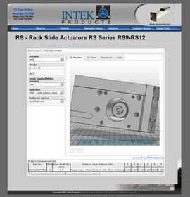 3D Parts Catalog: Intek Selects CADENAS PARTsolutions Online Sales Configurator with CAD Downloads