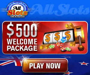 A $500 Welcome Package at All Slots Casino
