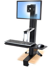 Ergotron WorkFit-S Sit-Stand Workstation