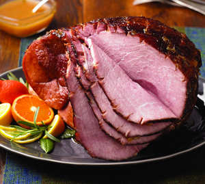 Spiced Grilled Ham with Citrus Glaze