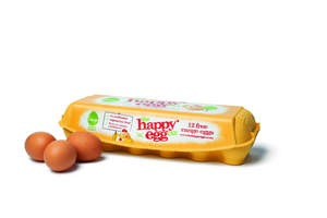the happy egg co. is expanding distribution of its Free Range eggs to include 38 Whole Foods Market stores in Northern California.