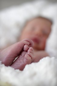 Baby feet -- newborn screening