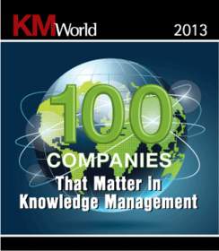 KMWorld's 100 Companies that Matter in Knowledge Management