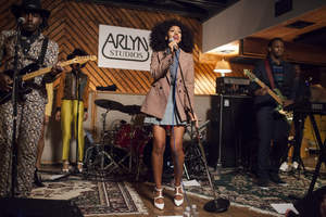 Nokia Music and Verizon Wireless present Solange at Roc Nation / Raptor House late night at Arlyn Studios, Austin, Texas. Photo credit: Spencer Selvidge