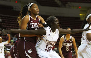 Mississippi State sophomore center Martha Alwal