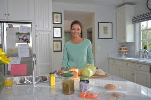 Brooke Burke-Charvet filming 'My Claritin Clear Challenge,' created by the makers of non-drowsy CLARITIN(R) products.