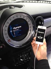 Glympse iPhone app now integrated into BMW and MINI vehicles for in-car location sharing.