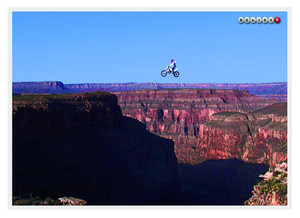 On May 20, 1999, Robbie Knievel had the guts to jump the Grand Canyon. Proof that anything is possible when you believe.