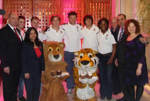 A trendy new sports bar debuted March 7 in Heathrow London with the help of players and officials representing the Rugby Football Union (RFU) at a lavish launch party inside the distinctive London Heathrow Marriott.