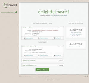ZenPayroll Accountant Dashboard