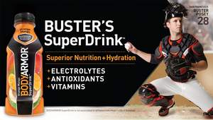Buster Posey, baseball's MVP, two-time world champion catcher and latest athlete partner to the BODYARMOR SuperDrink(TM)