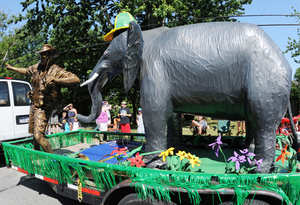 A Duck Tape Float in the Avon Heritage Duct Tape Festival Parade