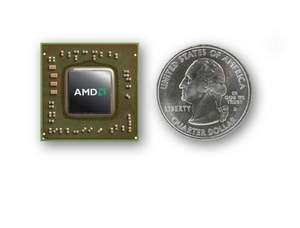 AMD Elite Mobility APU with US Quarter ('Temash')