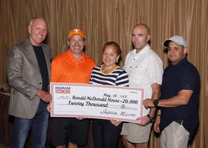 Ingram Micro hosted its 20th Annual West Coast Charity Golf Tournament on May 18, raising over $120,000 for six local charities - Down Syndrome Society, National Alliance of the Mentally Ill, Ronald McDonald House, Sergeants Major Association of California, Together We Rise and Women Helping Women.