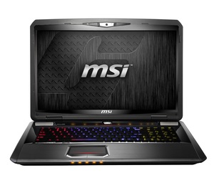 The MSI GT70 features the world's fastest notebook GPU, the GeForce GTX 780M.