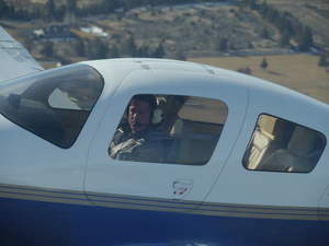 Len Fox, test pilot, former naval aviator and US Navy test pilot. Photo taken by Wade Carman.