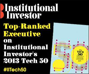 Institutional Investor's 2013 Tech 50 Ranking