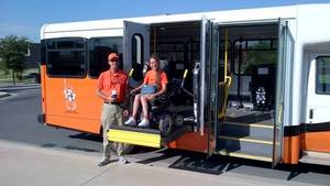 Oklahoma State University-Stillwater Transit averages 55 paratransit trips a day.