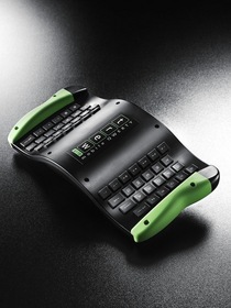 TREWGrip is a handheld 'rear-typing' device and air mouse for your mobile technology, smart TV and desktop.