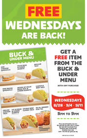 Free Wednesdays Are Back!