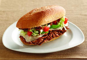 Magnificent Mole Chicken Torta