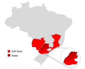 Nuestros territorios combinados permitir&#0225n a Coca-Cola FEMSA servir a m&#0225s de 66 millones de consumidores, es decir, un tercio de la poblaci&#0243n en Brasil