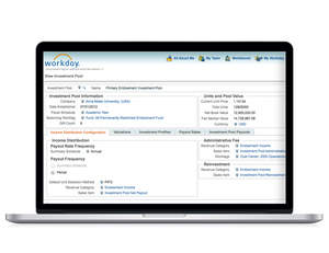Endowment Accounting in Workday 20 provides higher education institutions with a single system for complete insight and management of crucial endowment funds.