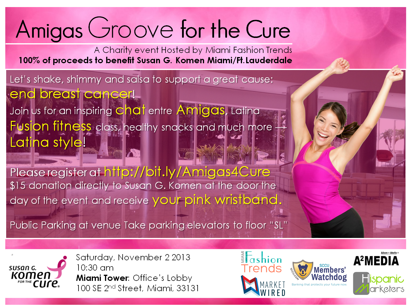 charity, event, philanthropy, fundraiser, breast cancer, Latinas, Susan G. Komen
