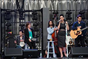 Citi Presents "Katy Perry's: We Can Survive" at the Hollywood Bowl on Oct. 23, 2013 in celebration of her new album PRISM. Exclusive pre-show experience for ThankYou cardmembers. Citi's SVP of Entertainment Marketing Jennifer Breithaupt and Katy.