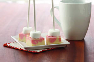 Peppermint Hot Chocolate on a Stick