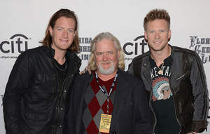 Tyler Hubbard and Brian Kelley of CMA Award Winning Duo Florida Georgia Line Participates In Q&A At Hill Country Barbecue Market With Billboard's Ray Waddell Exclusively For Citi Cardmembers on November 13, 2013 in New York City. (Photo by Theo Wargo/Getty Images for Citi)