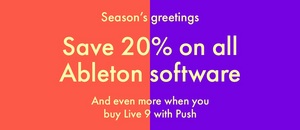 Save 20% on all Ableton software